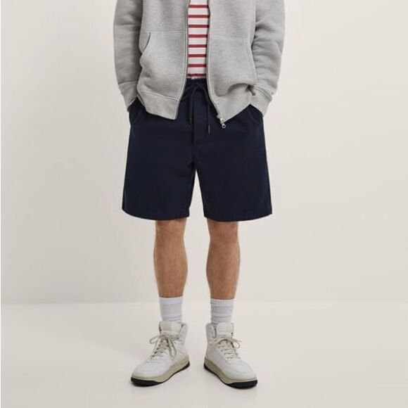 Zara TEXTURED COMFORT SHORTS - Picture 1 of 1